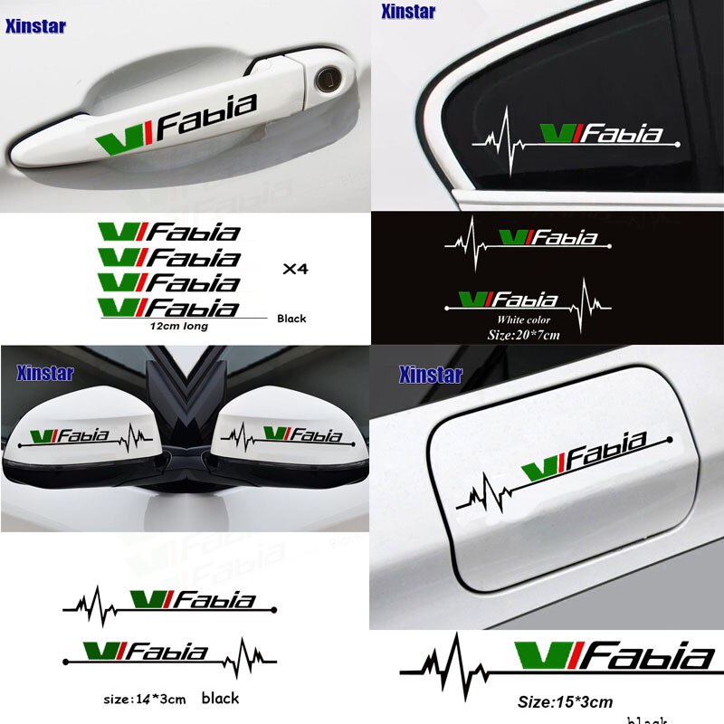 สติ๊กเกอร์รูปลอกรถ สําหรับ skoda fabia
