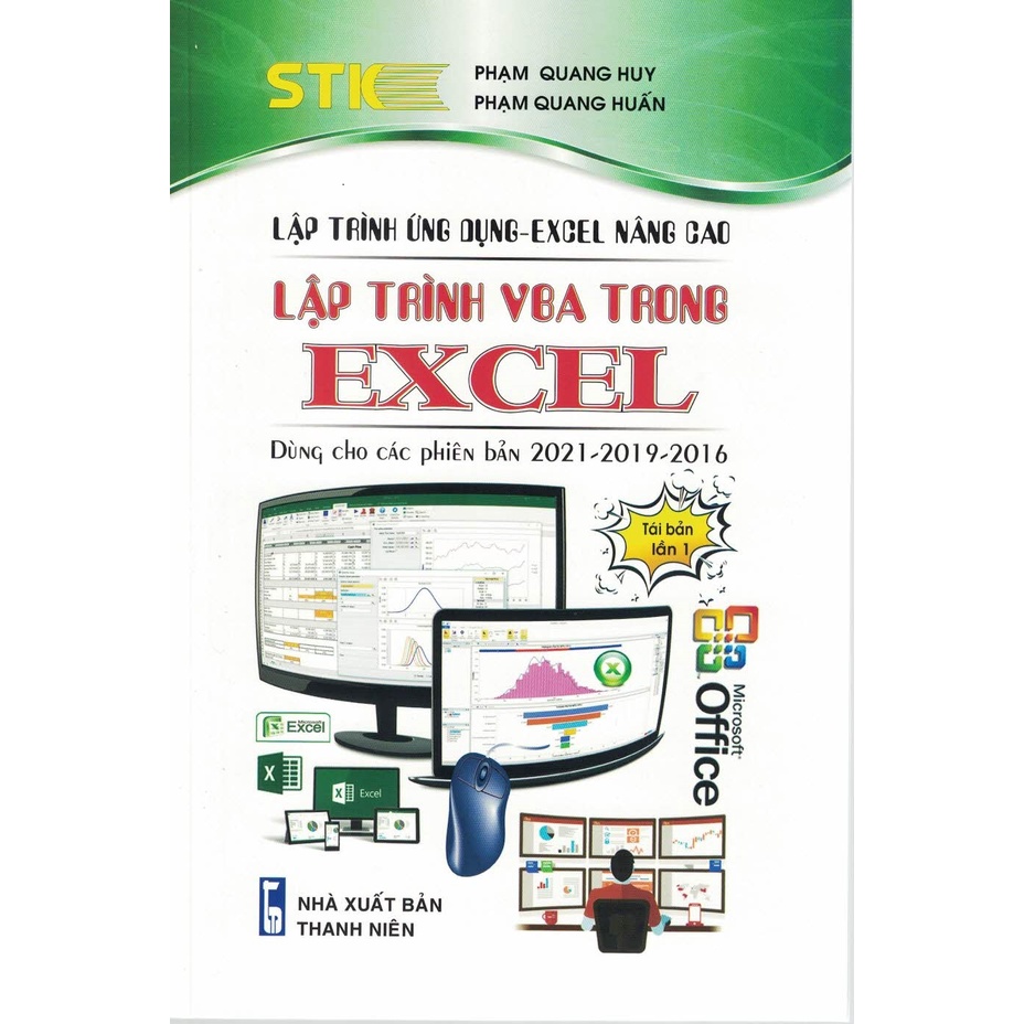 หนังสือ - การเขียนโปรแกรมการใช้งาน - Advanced Excel: VBA Programming in Excel สําหรับรุ่น 2021-2019-