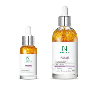 ส่งไว🚀24ชม. Coreana Ample:N Peptide Shot Ampoule 2X 30ml / 100ml เซรั่มเปปไทด์ 2 เท่า สูตรใหม่! เพื่อผิวเรียบเนียน