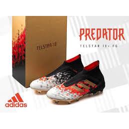 Adidas Predator 18+ FG รองเท้าบูทฟุตบอลหนัง ข้อสูง ไซซ์ 39-44