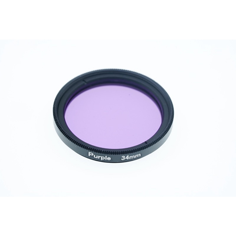 UNGU ฟิลเตอร์เลนส์สีม่วง 34mm 34 mm Color Gel Filter - SKU 1.001.2088