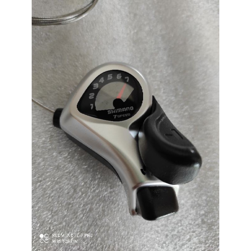 Shifter 7 Speed SHIMANO Tourney SL-TX50 / Shifter Lever 7 Speed SIS ขวาเพียงสีเงิน ORIGINAL