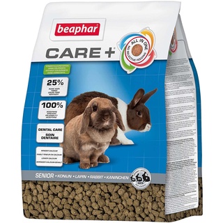 Beaphar Care+ senior Rabbit (1.5kg) อาหารกระต่ายสำหรับอายุ 6 ปีขึ้นไป มีสารอาหารที่เหมาะกับสัตว์เลี้ยง