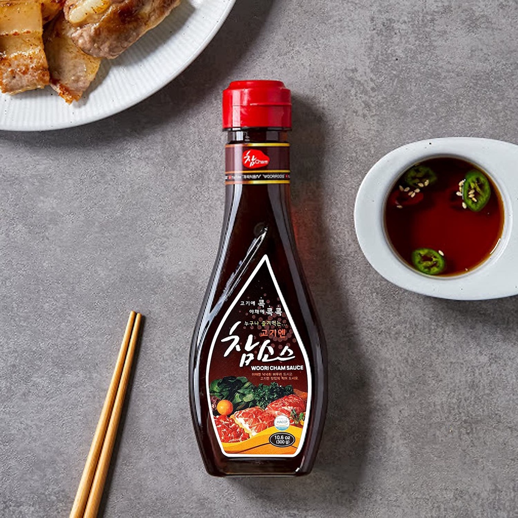 ซอสปิ้งย่างเกาหลี ซอสเนื้อย่างเกาหลี Cham Sauce Korean BBQ Soy Sauce 300g 참소스 Shopee Thailand