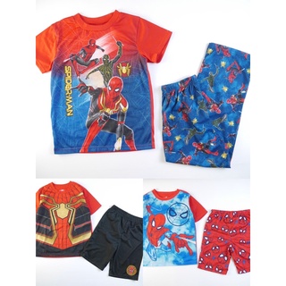(พร้อมส่ง)เสื้อผ้าเด็กผู้ชาย-เซต 2 ชิ้นลายการ์ตูนผ้านิ่ม