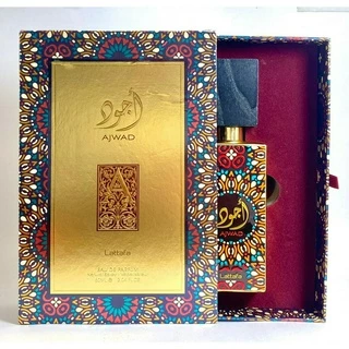 Ajwad น้ำหอมดูไบ by lattafa EDP(ขนาด 60ml ของแท้ มีสติ๊กเกอร์3มิติ (กล่องซีล) ajwad perfume 60ml