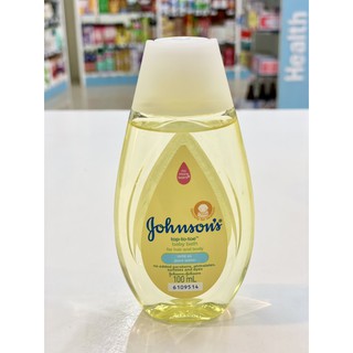 สบู่เหลวอาบน้ำและสระผม Johnsons Top-to-Toe babybath for hair and body 100 ml