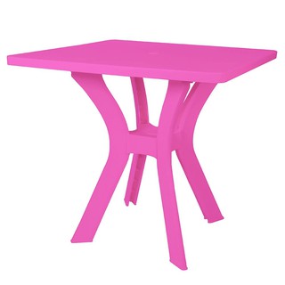 Chair table PLASTIC TABLE PIONEER PN9144 PINK Outdoor furniture Garden decoration accessories โต๊ะ เก้าอี้ โต๊ะพลาสติก P