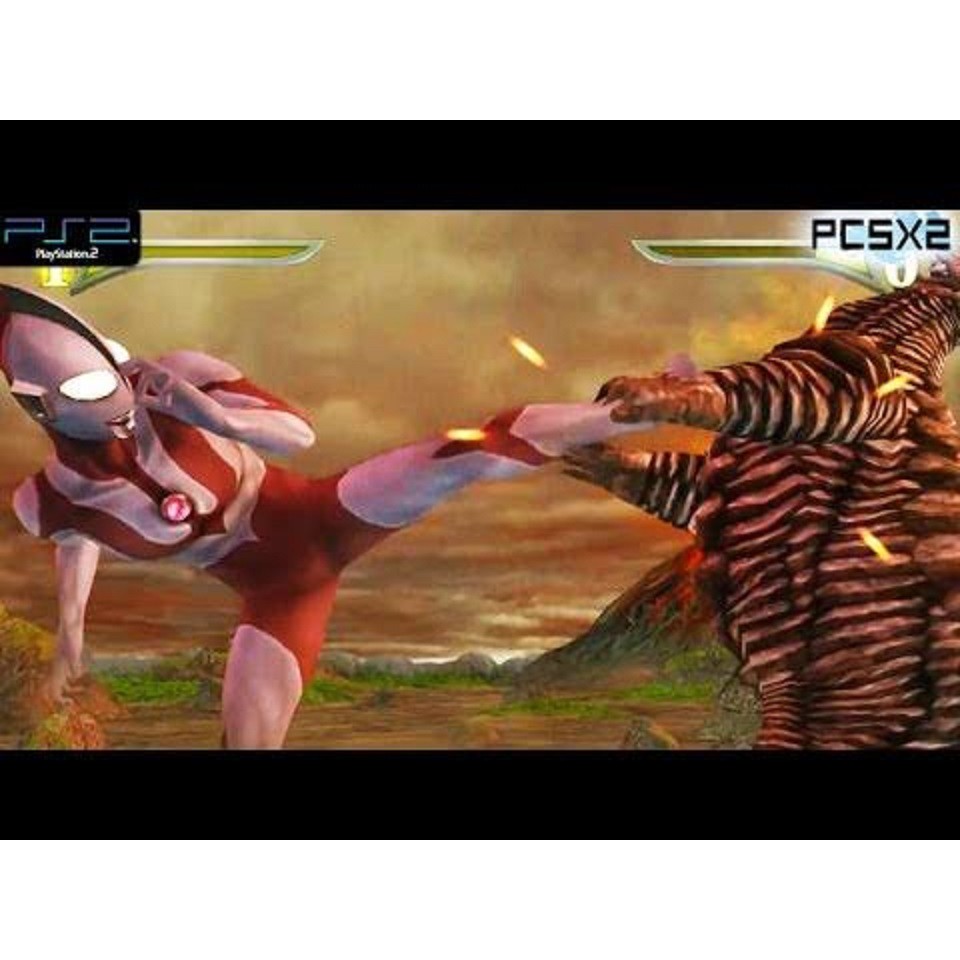 Ps2 เกมส์ Ultraman Fighting Evolution Rebirth