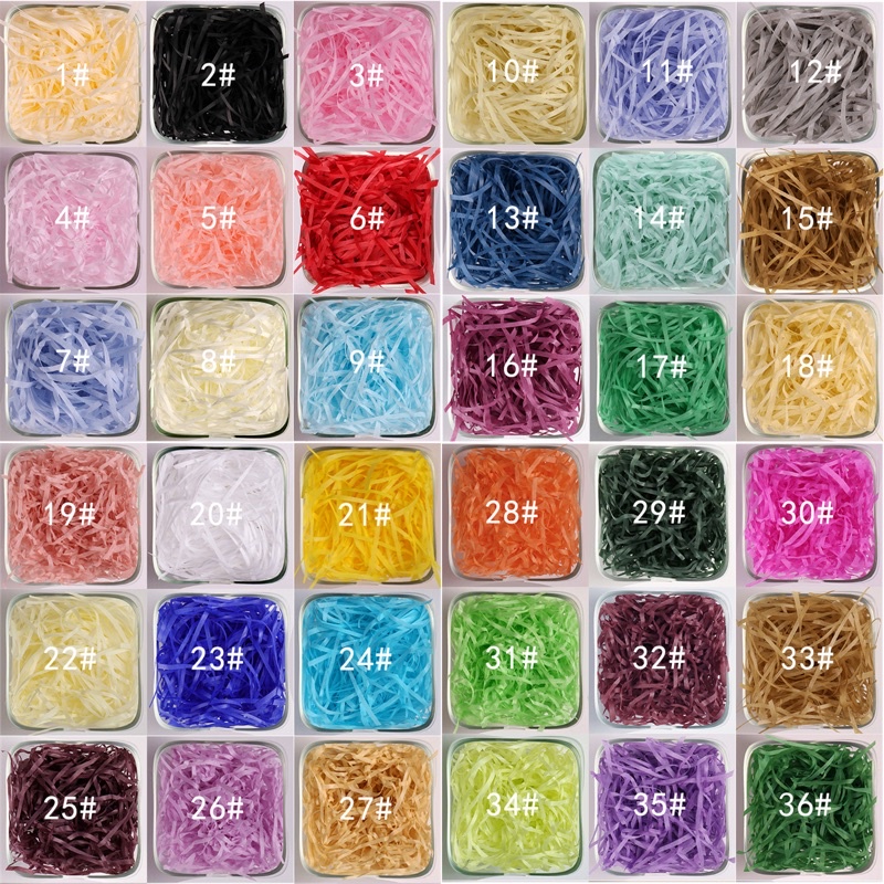 กระดาษฝอย กระดาษฝอยกันกระแทก 25g/100 กรัม นุ่มฟู กระดาษฝอยสีพาสเทล กระดาๆษกันกระแทก ​ใช้ใส่กล่องของขวัญ