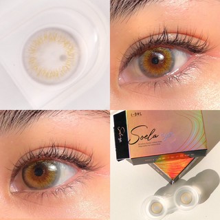 คอนแทคเลนส์เกาหลี IDOLLENS SOELA EYE MIST GRAY รุ่น Limited