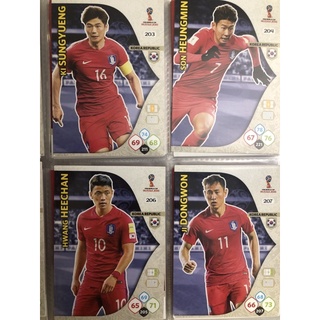 2018 Panini Adrenalyn XL World Cup Russia Soccer Cards Korea Republic