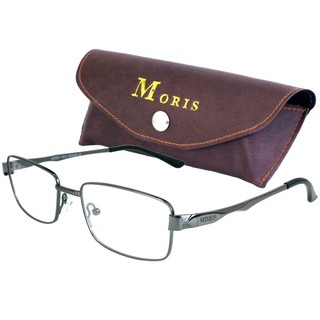 แว่นตา MORIS รุ่น 2816 สีเทา ทรงผู้ชาย (ขาสปริง)