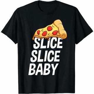 เสื้อยืดผ้าฝ้ายพิมพ์ลาย2022 เทรนด์ใหม่ Casual Italian Food Chips Like Pizza T-Shirts