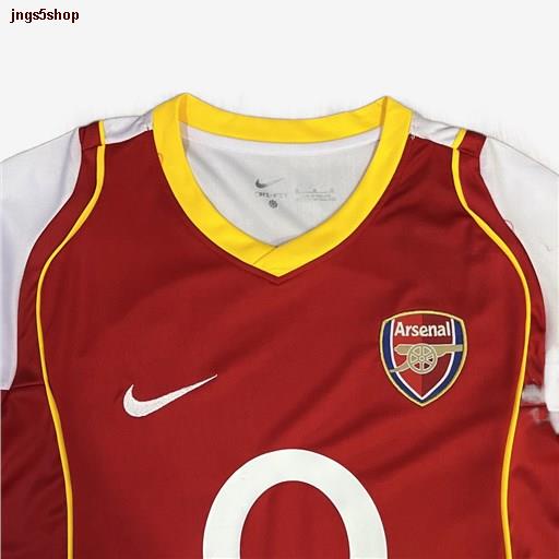 จุดประเทศไทยเสื้อบอล ย้อนยุค 02/03 Arsenal Home Jersey Football Retro Soccer Shirtเสื้อกีฬาเกรด A