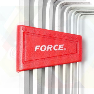 FORCE ประแจหกเหลี่ยม ประแจแอล ชุดประแจหกเหลี่ยม ก้านยาว 7ชิ้น (3/32-3/8 นิ้ว) Model 5072LS