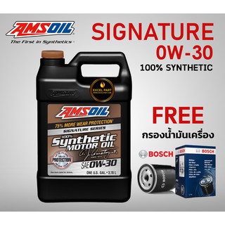 AMSOIL SAE 0W-30 Signature Series 100% Synthetic Motor Oil 3.784 ลิตร