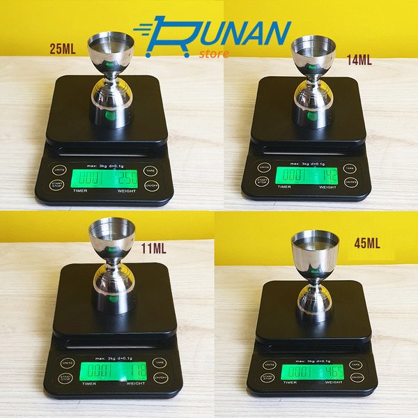 Jigger 20/45ml Double Jigger Conalli Stainless 20 45ml ถ้วยตวง