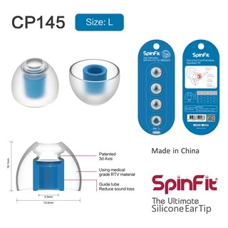 Spinfit CP145 จุกหูฟัง ซิลิโคน สำหรับหูฟัง In-Ear Monitors (IEMs) Silicone Eartips for Earphones