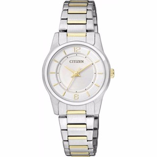 Citizen Analog White Dial  นาฬิกาข้อมือผู้หญิง ER0184-53A