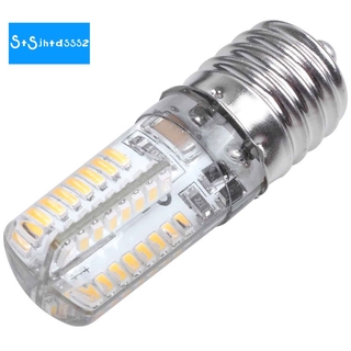 หลอดไฟ E17 Socket 5 W 64 Led 3014 Smd Ac 110 V - 220 V แสงสีขาวอบอุ่น