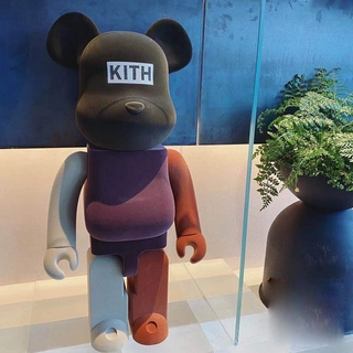 400% 28CM Popular Kith Flocking Splicing Bearbrick Action Figure Toy