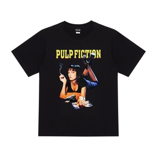 เสื้อยืดผ้าฝ้ายพิมพ์ลายแฟชั่น ‘’Pulp Fiction” เสื้อยืด สตรีทโอเวอร์ไซส์ Pulp Fiction Oversized T-Shirt