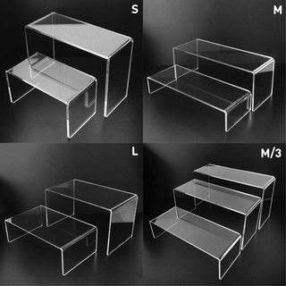ชั้นวางโมเดล 2-3 ขั้น ทรงยู S M L