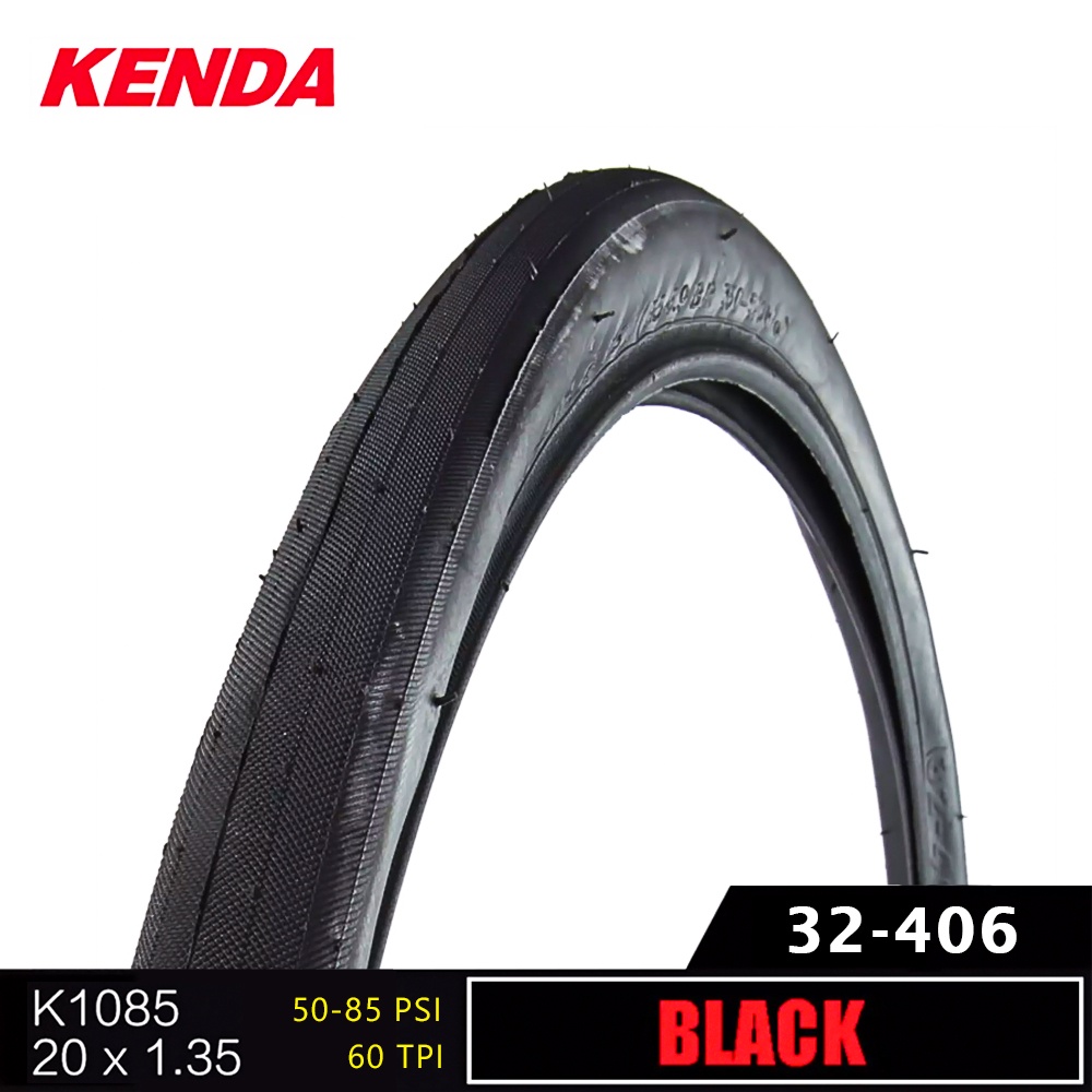 ยางนอกจักรยาน KENDA 20x1.35 K1085 (32-406) แบบขอบลวด