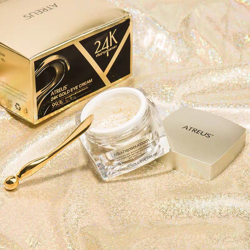 ATREUS 24K Gold Eye Cream ครีมบำรุงรอบดวงตา ทองคำบริสุทธิ์ 99.9% ขนาด 30 G.