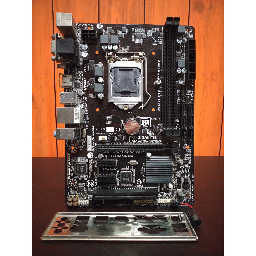 เมนบอร์ด Motherboard Gigabyte GA-H97M-HD3 1150 ใส่ Gen 4