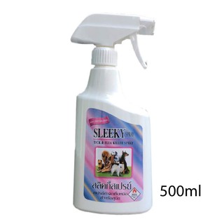 Sleeky Tick and Flea Killer Spray 500ml สลีกกี้ สเปรย์กำจัดเห็บ หมัด สำหรับสุนัข ขนาด 500มล.