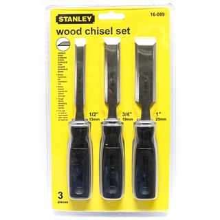 STANLEY ชุดสิ่ว 3 ชิ้น ขนาด 1/2, 3/4, 1"