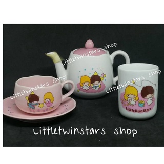 ลิตเติ้ลทวินสตาร์ Vintage Littletwinstars tea pot,mug and tea cup set in 1967