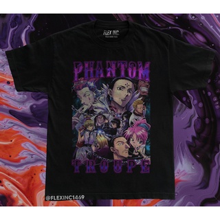 เสื้อยืด พิมพ์ลายอนิเมะ Hunterxhunter Genei Ryodan Hunter X Hunter Phantom Troupe โอเวอร์ไซซ์ สไตล์วินเทจ