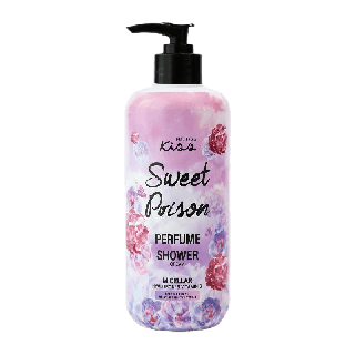 [ลูกค้าใหม่ 1 บาท] Malissa Kiss ครีมอาบน้ำ สูตรไมเซล่า กลิ่น สวีท พอยซั่น Sweet Poison 350ml เพอร์ฟูม ชาวเวอร์