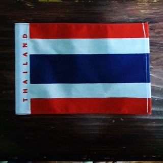 THAILAND ธงไทย ธงนานาชาติ ธงผ้า ธงชาติ ธงสี ธงผืน ขนาด 15x22 cm.