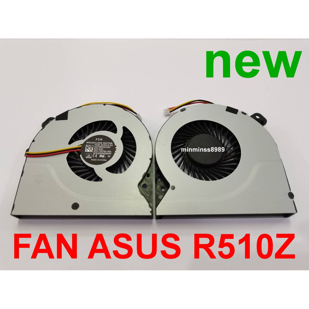 ASUS CPU FAN พัดลม CPU Asus X550Z X550D X550DP K550D X750DP X750JB R751JB R751L R751 R510 R510Z