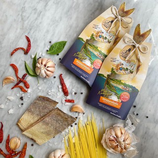 ปลากุเลาเค็มตากใบ จากร้านกุเลาทองแม่แป้น ตากใบ (แบบชิ้น)