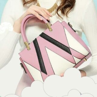 พร้อมส่ง กระเป๋าสะพายไหล่และกระเป๋าถือ เรียบง่าย แฟชั่นเกาหลี Sunny-913