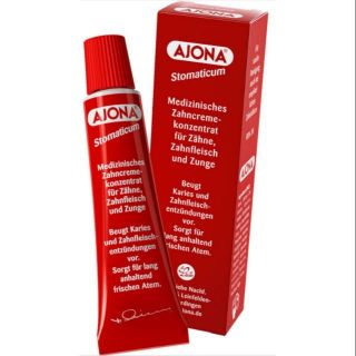 ยาสีฟัน Ajona นำเข้าจากเยอรมัน ขนาด 25 ml​ หมดอายุ​ 12/23