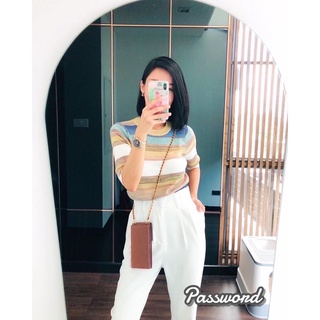 🌈🌿🌼🌺🌸💖💙🧡🇰🇷Pastel Stripe Top