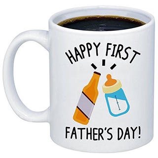 แก้วกาแฟร้อน พิมพ์ลาย happy Fathers Day เหมาะกับของขวัญวันพ่อ สําหรับบ้าน ออฟฟิศ