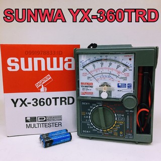 Sunwa 360TRD มัลติมิเตอร์แบบเข็ม มิเตอร์วัดไฟ อนาล็อคมัลติมิเตอร์ แบบเข็ม Sunwa YX-360TRD