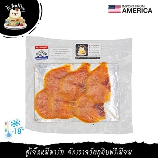 80G/PACK แซลมอนรมควันรสพริกไทยดำ SMOKED SALMON WITH BLACK PEPPER