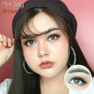 Kitty Kawaii mini jelly brown ค่าสายตา 0.00-600