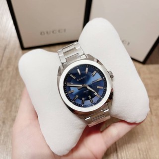 (สด-ผ่อน)🎗แท้100% GUCCI GG2570 Blue Dial Mens Watch