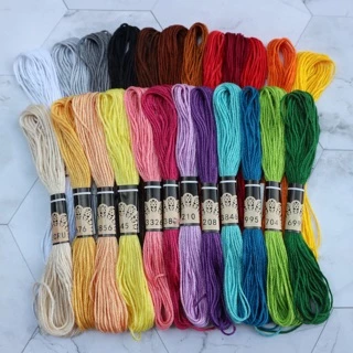 Set ไหมปัก 24 สี เบอร์ 25