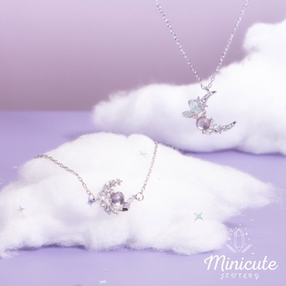 ส่งฟรี 🌈Minicutejewelry 🌟สร้อยคอเงินแท้ 925 สร้อยข้อมือเงินแท้ 925 รุ่น The Fairy 🦋 สร้อยคอผู้หญิง สร้อยข้อมือ