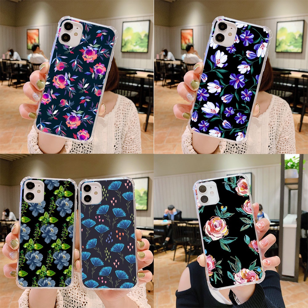 Y-252 ดอกไม้สีน้ํารูปแบบซิลิโคน TPU สําหรับ Motorola Moto E6 E4 E5 E6I E6S Plus Power Play G ฝาครอบน